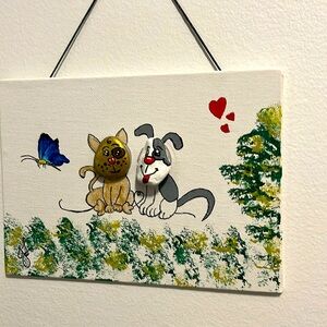 Art whit stone, and paint